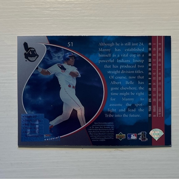 ⚾️🧢Lot of 3 - 1994, 1996, 1997 Upper Deck Manny Ramirez Baseball Cards - Picture 9 of 9